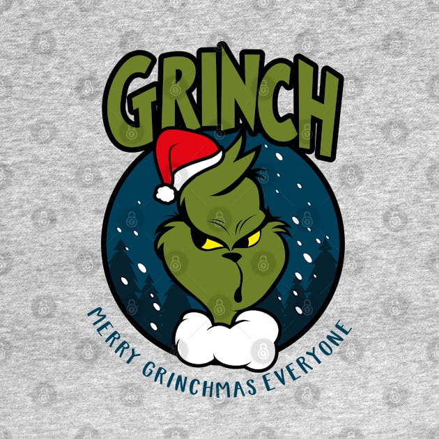 Christmas Grinch by nurkaymazdesing